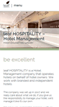 Mobile Screenshot of leafhospitality.com